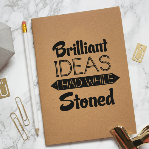 Brilliant Ideas Kraft Notebook - ThePeppyStore