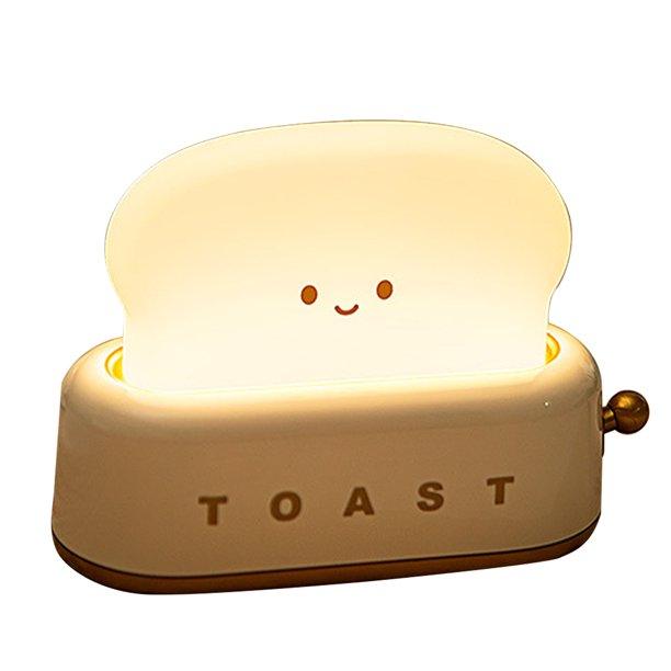 Cute Toast Night Light -  Chargeable Lamp - ThePeppyStore