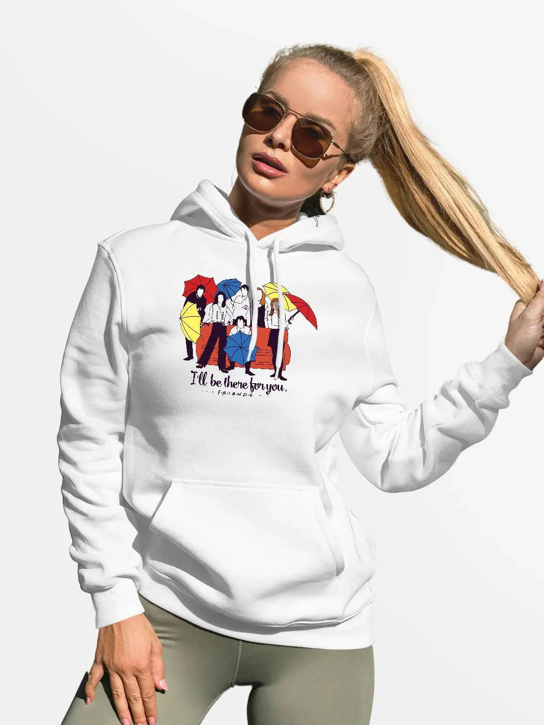 Friends I ll Be there For You Womens Hoodie White Colour No Cod A