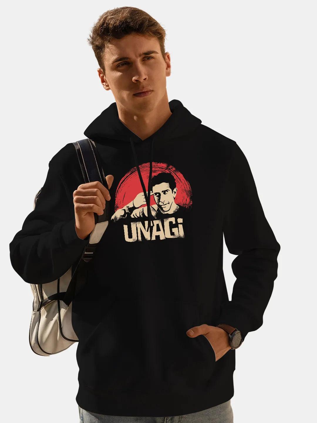 Ross Unagi Friends Mens Hoodie Black Colour - ThePeppyStore