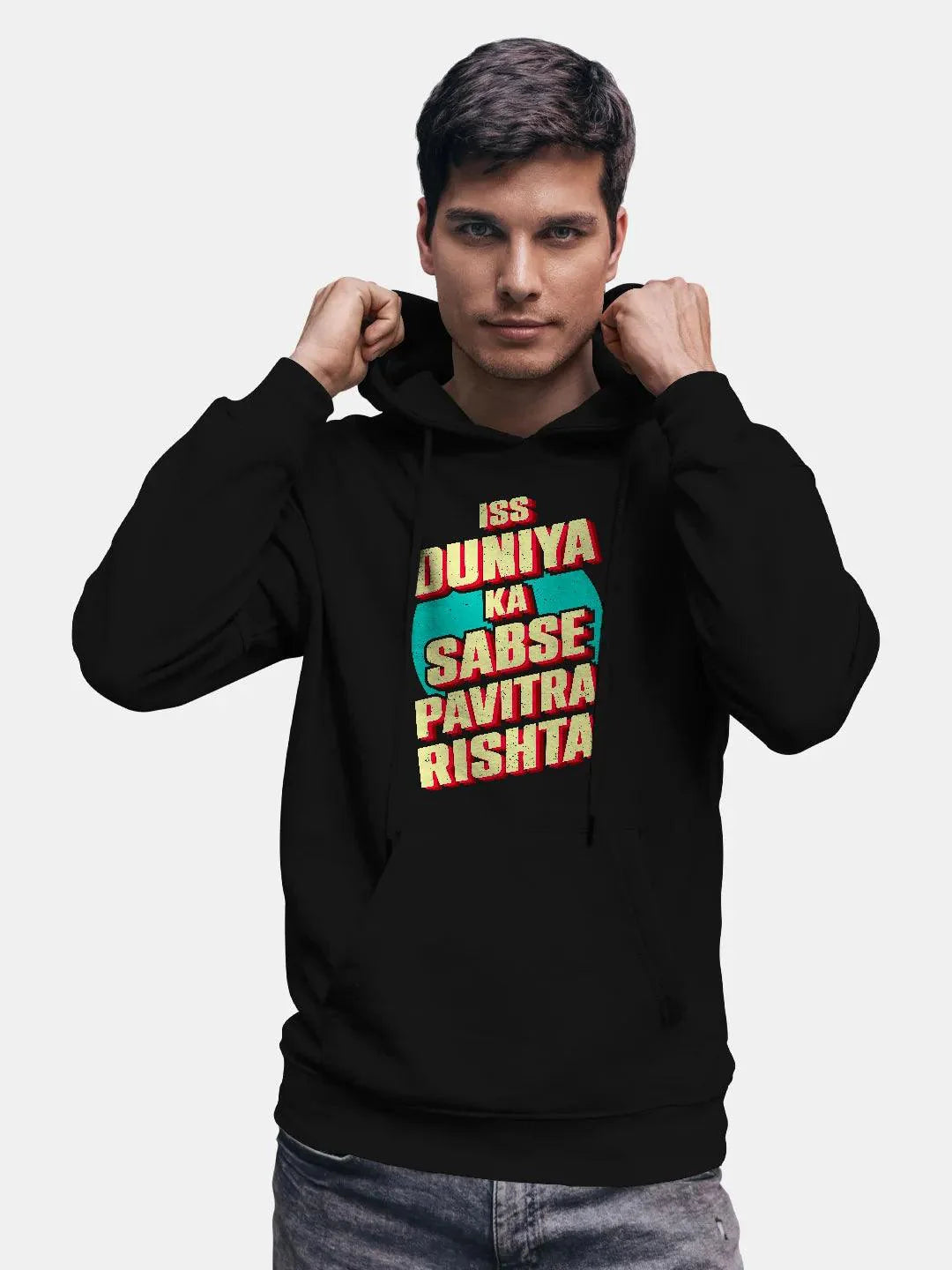 Shehzada Pavitra Rishta - Black Mens Hoodie - ThePeppyStore