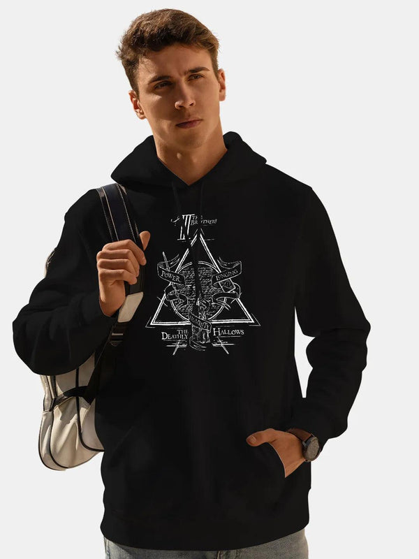 The Deathly Hallows Mens Hoodie Black Colour - ThePeppyStore