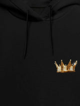 Shehzada Crown Mens Black Hoodie - ThePeppyStore