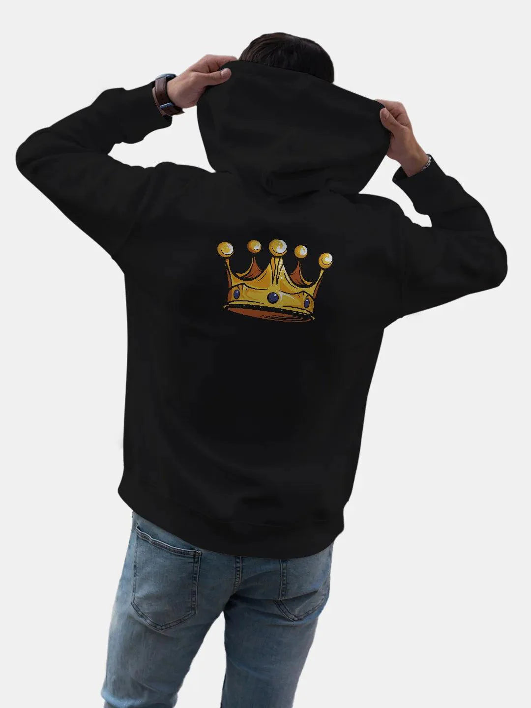 Shehzada Primary Logo Black Mens Hoodies - ThePeppyStore