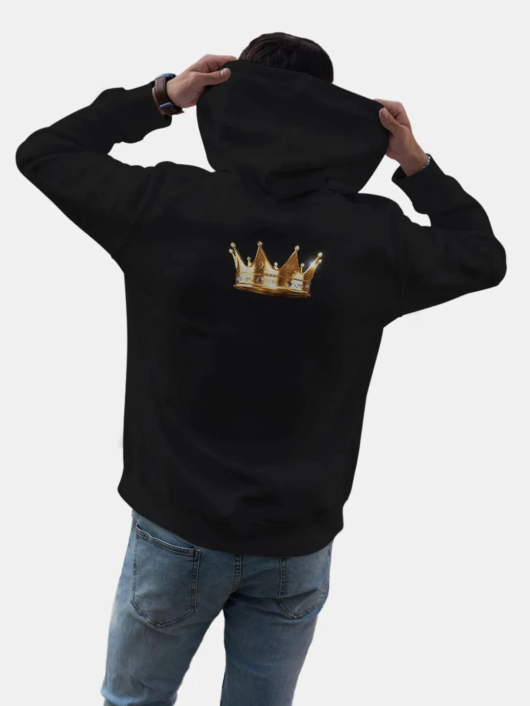 Shehzada Black Mens Hoodie - ThePeppyStore