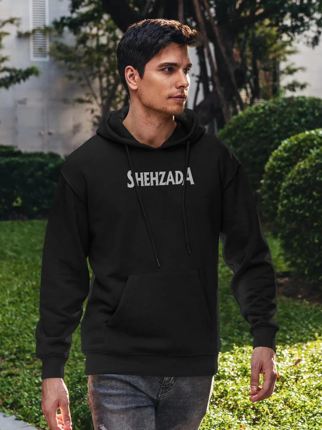 Shehzada Black Mens Hoodie - ThePeppyStore