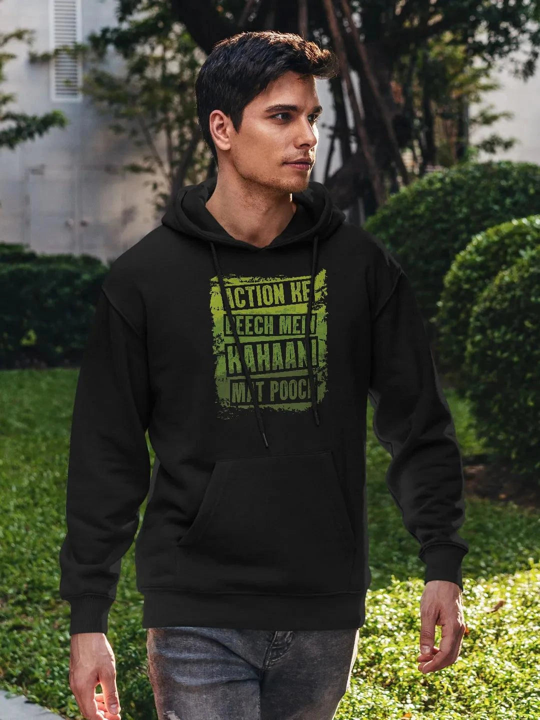 Shehzada Kahani Black Mens Hooodie - ThePeppyStore