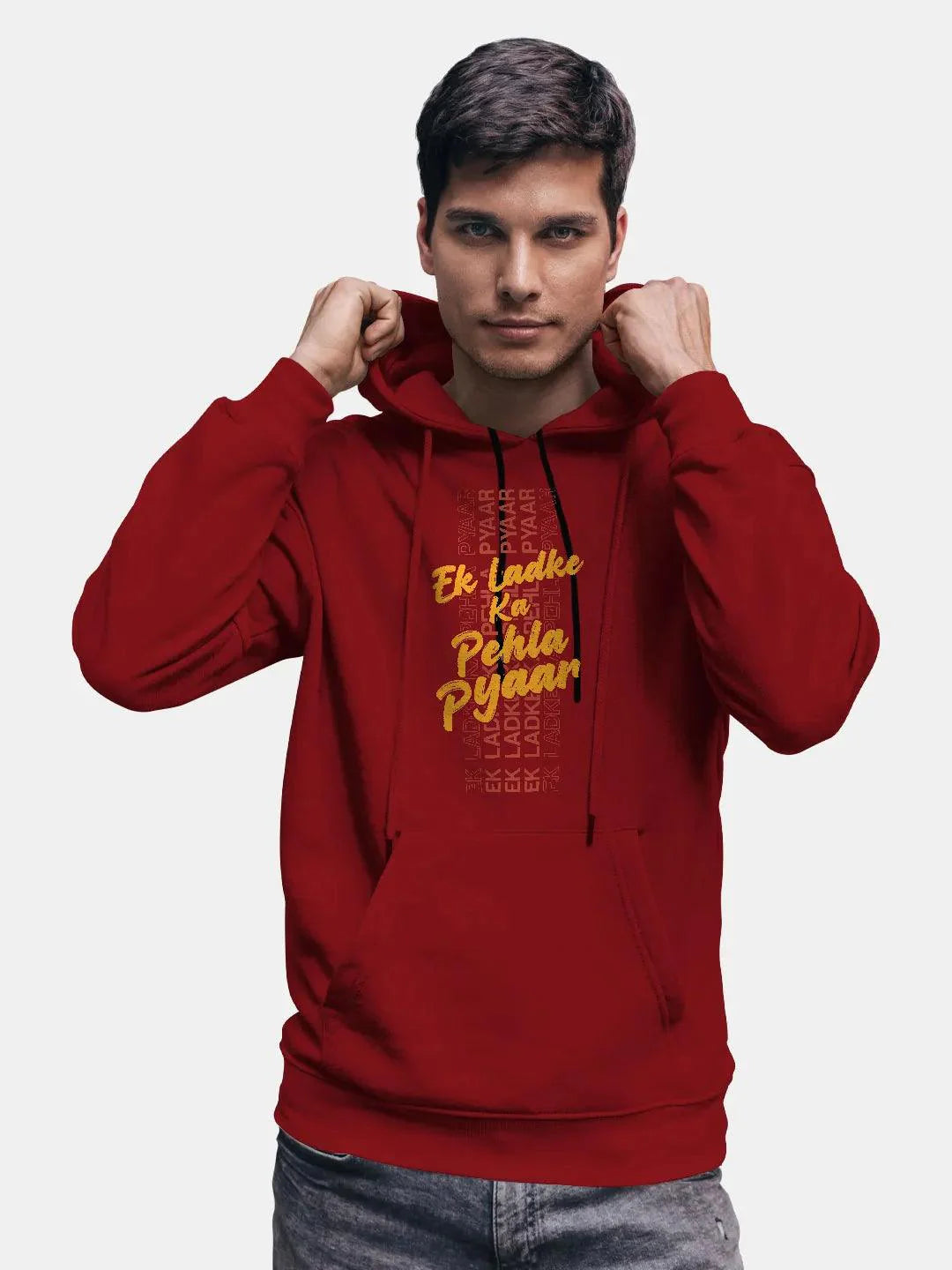 Shehzada Pehla Pyaar - Red Mens Hoodie - ThePeppyStore