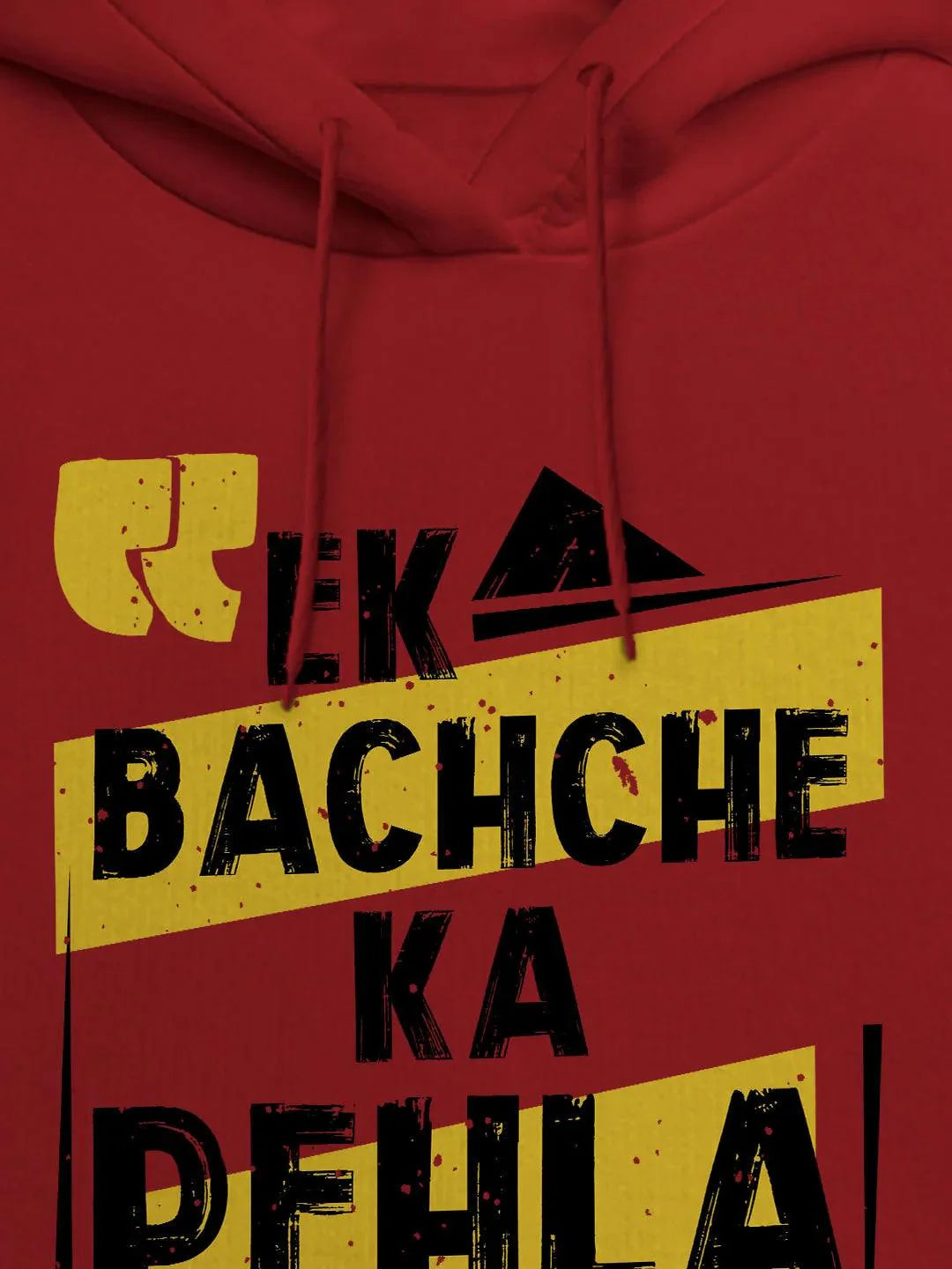 Shehzada Pehla Ghar - Red Mens Hoodie - ThePeppyStore