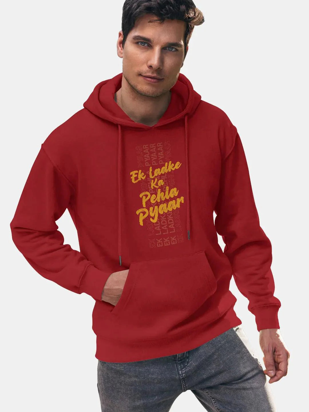 Shehzada Pehla Pyaar - Red Mens Hoodie - ThePeppyStore