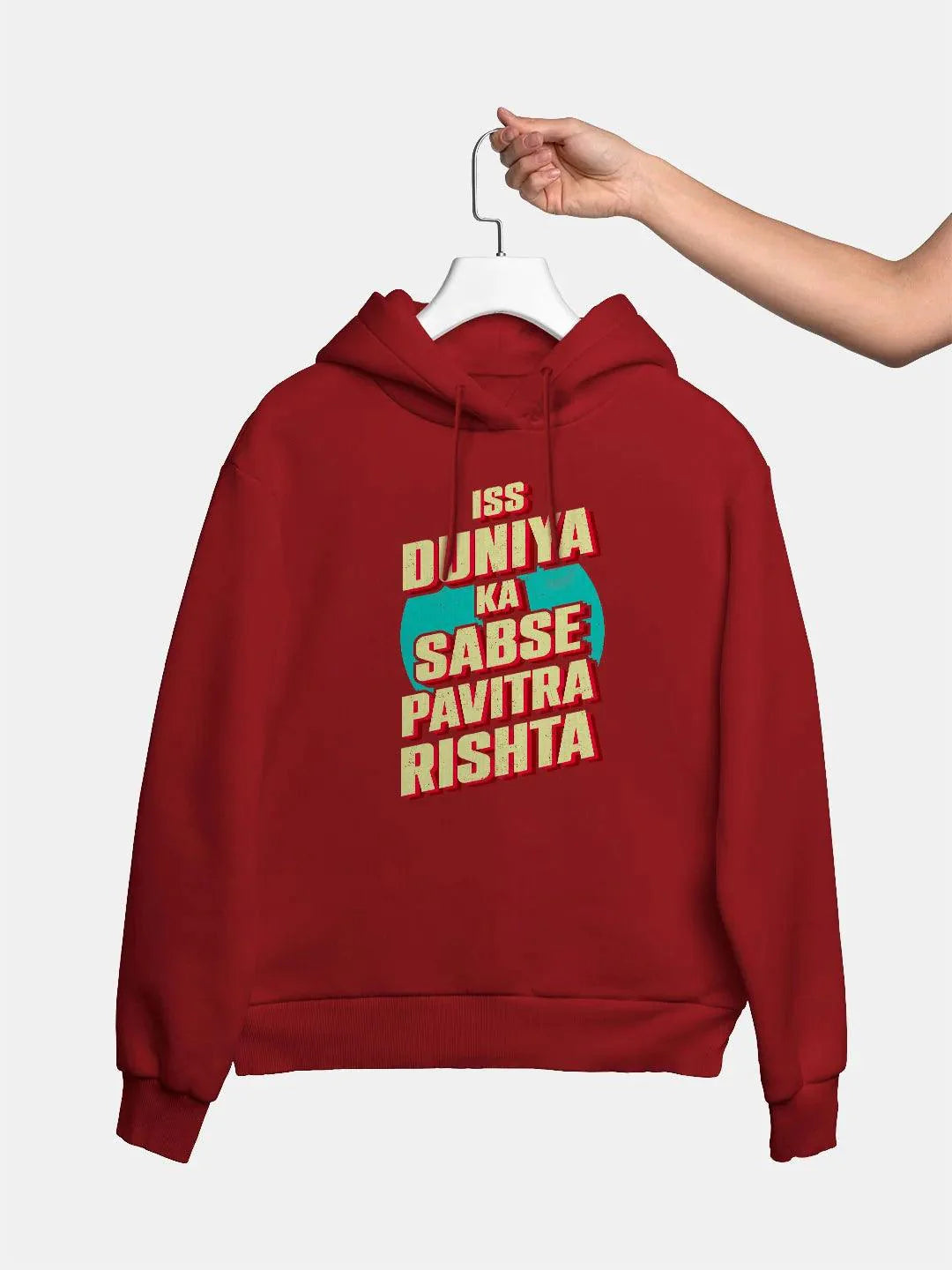 Shehzada Pavitra Rishta - Red Mens Hoodie - ThePeppyStore