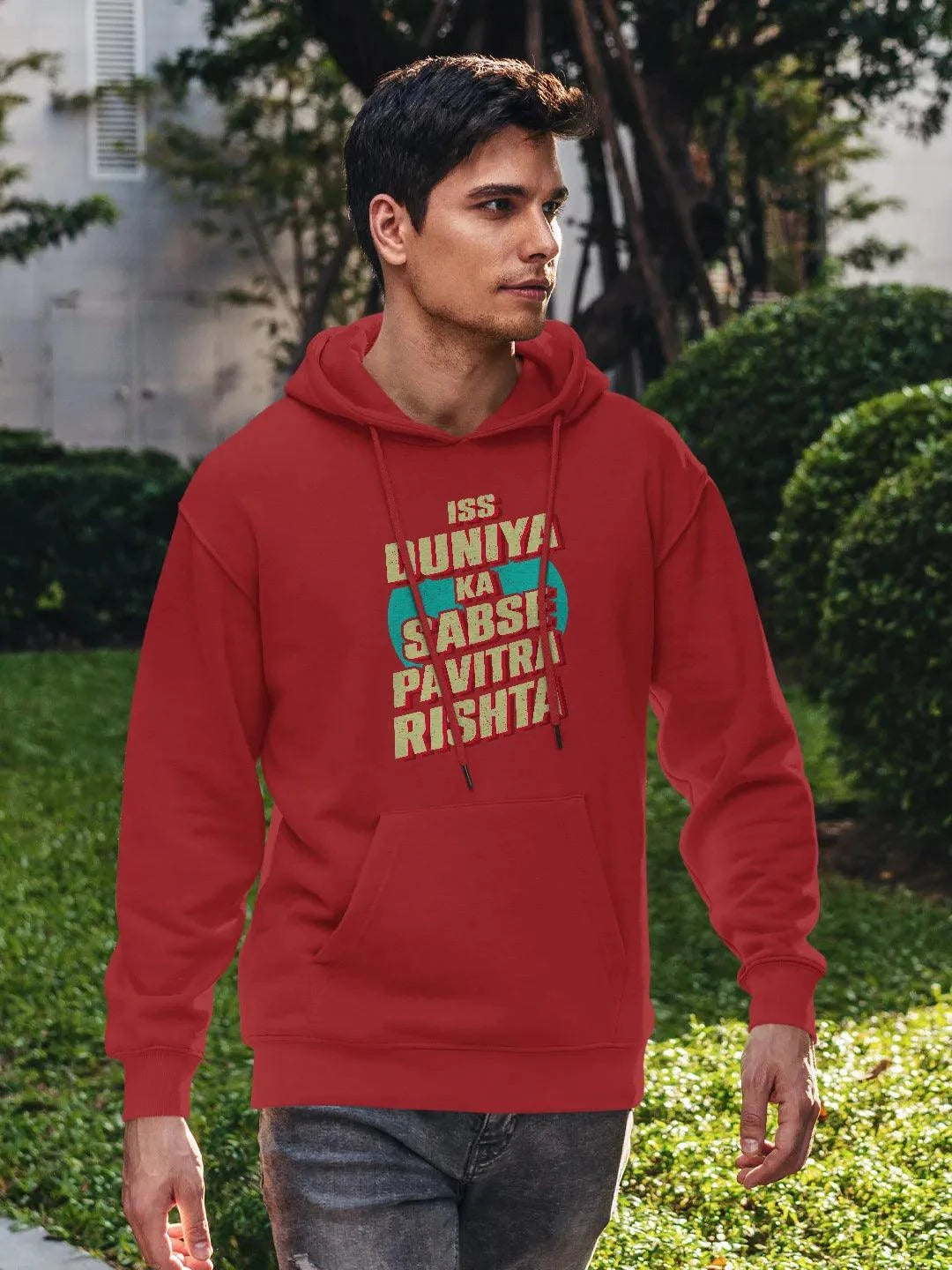 Shehzada Pavitra Rishta - Red Mens Hoodie - ThePeppyStore