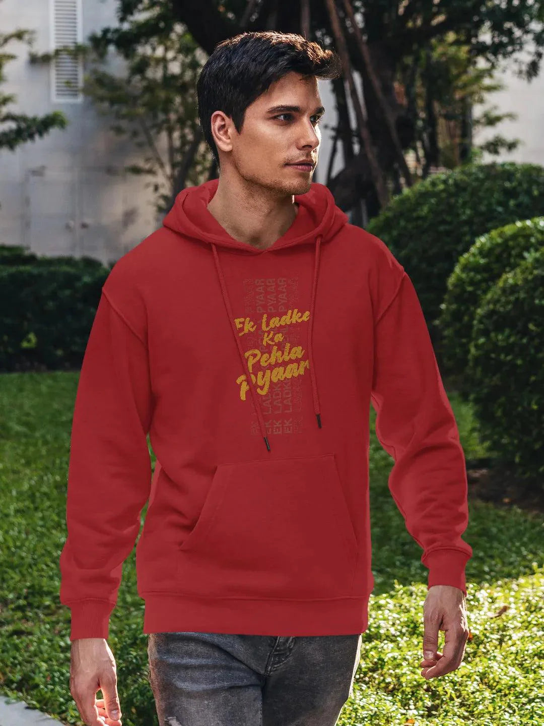 Shehzada Pehla Pyaar - Red Mens Hoodie - ThePeppyStore