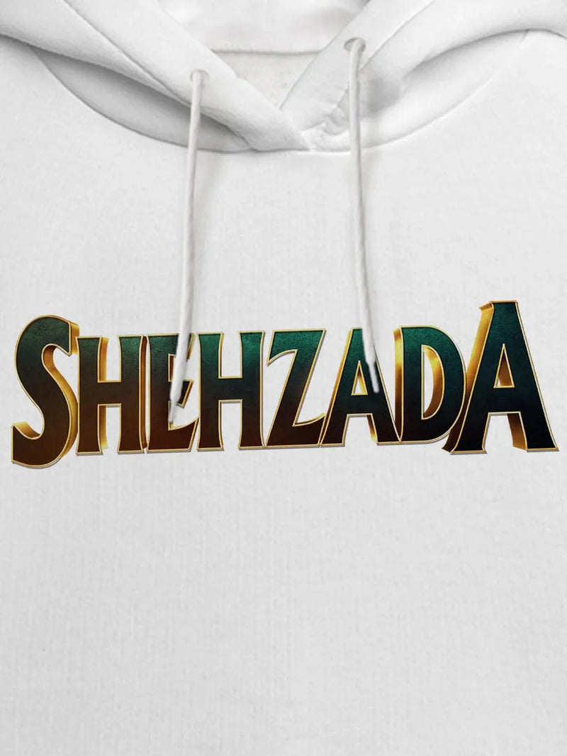 Shehzada Primary Logo White Mens Hoodie - ThePeppyStore