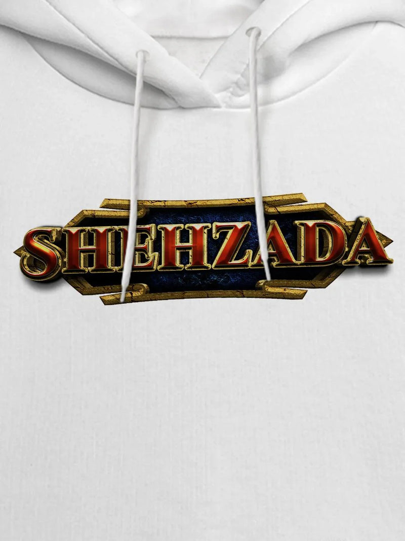 Shehzada Royal White Mens Hoodie - ThePeppyStore