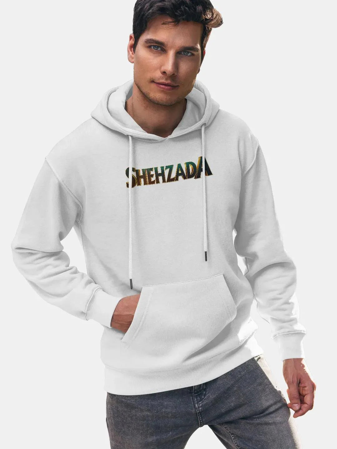 Shehzada White Mens Hooodie - ThePeppyStore