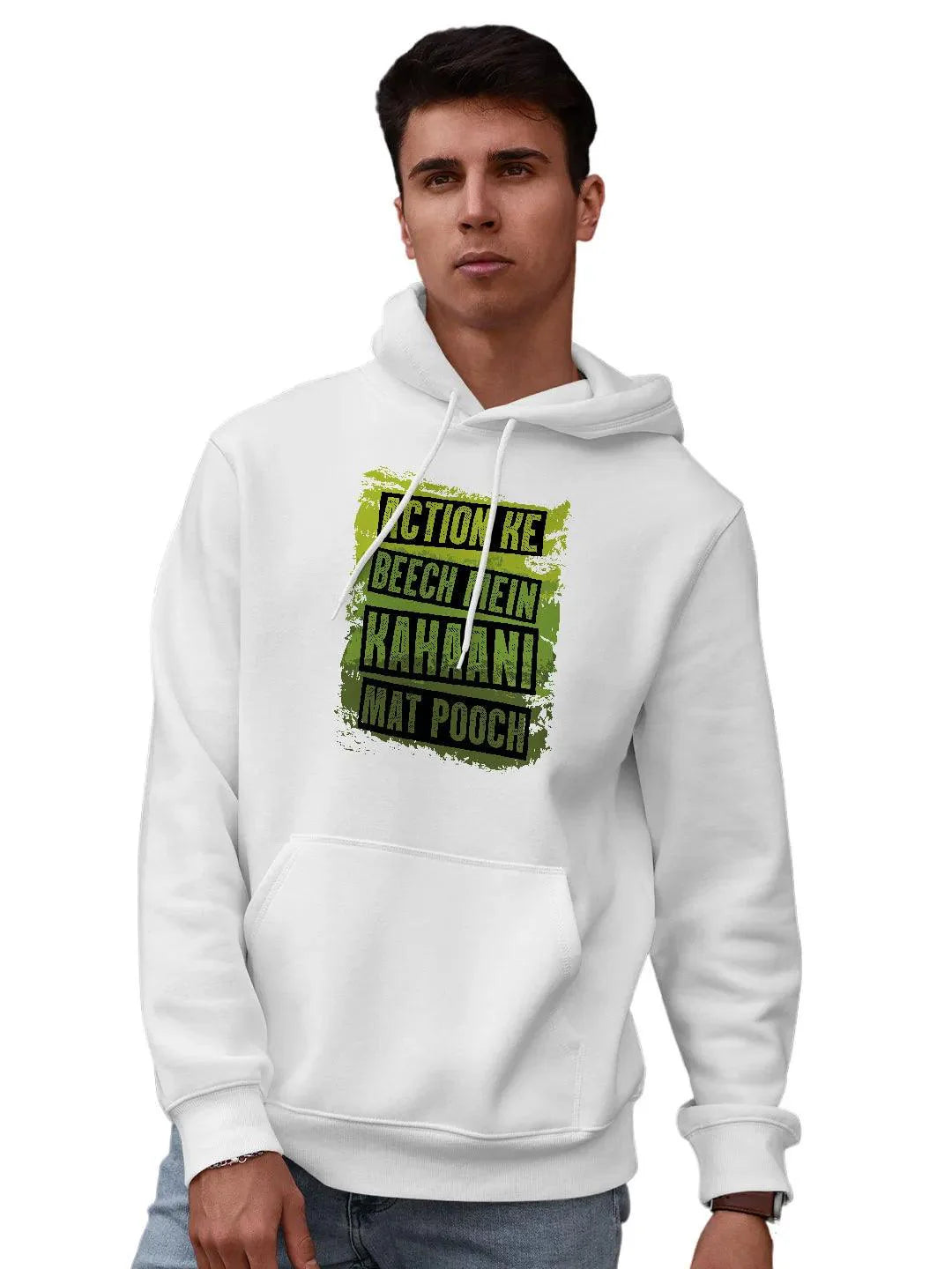 Shehzada Kahaani White Mens Hoodie - ThePeppyStore