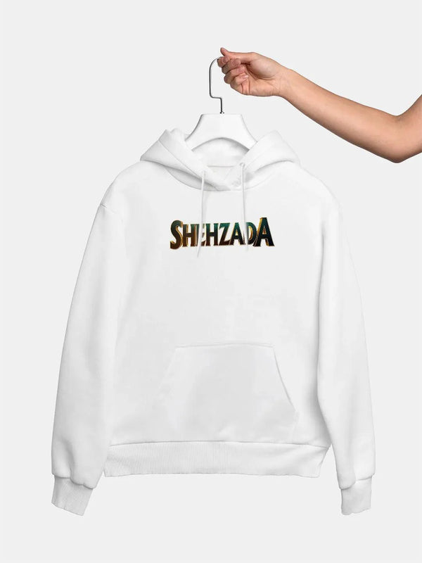 Shehzada Primary Logo White Mens Hoodie - ThePeppyStore