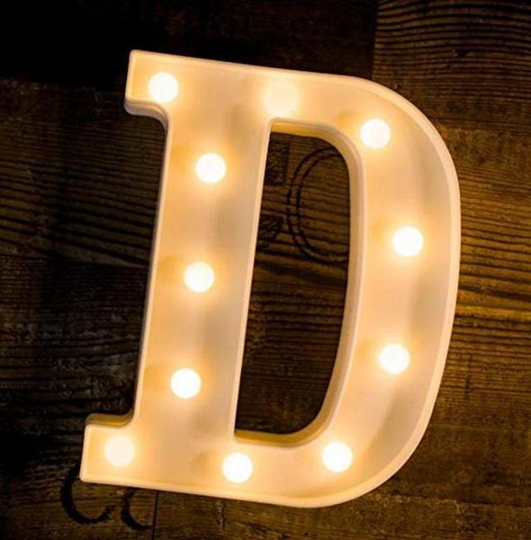 Alphabets Marquee Lights ( Large) - ThePeppyStore