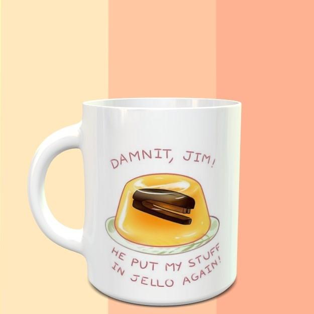 Damnit Jim, He Put My Stuff - The Office  Mug - ThePeppyStore