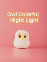Cute Colour-Changing Owl Silicon Lamp / Hedwig Lamp