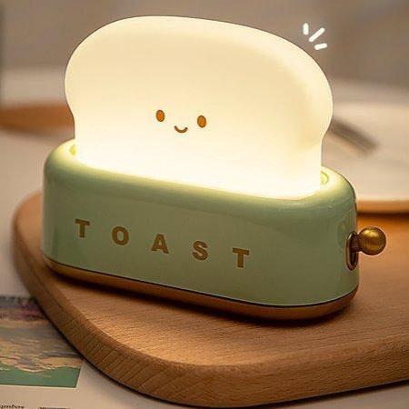 Cute Toast Night Light -  Chargeable Lamp - ThePeppyStore