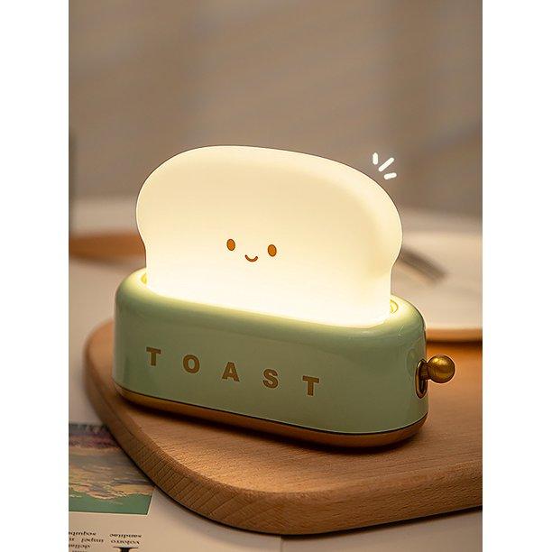 Cute Toast Night Light -  Chargeable Lamp - ThePeppyStore