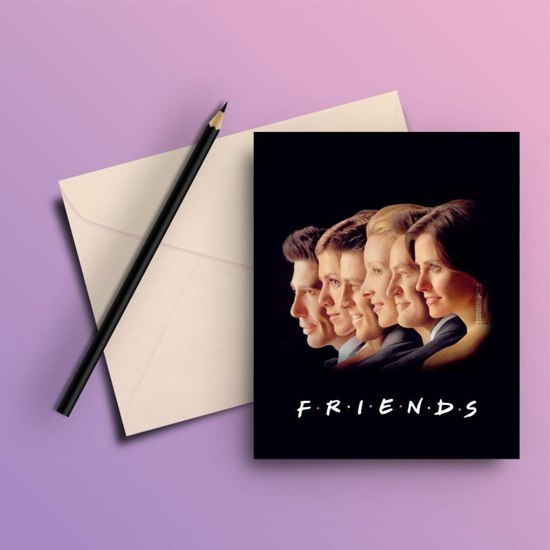 FRIENDS CHARACTERS GREETING CARD - ThePeppyStore