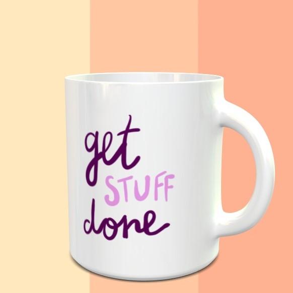 Get Stuff Done Mug - ThePeppyStore