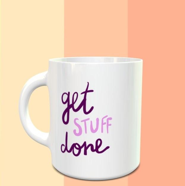 Get Stuff Done Mug - ThePeppyStore