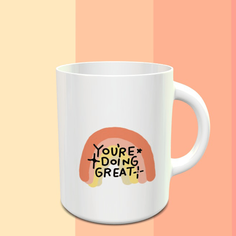 You Are Doing Great Motivation Mug - ThePeppyStore