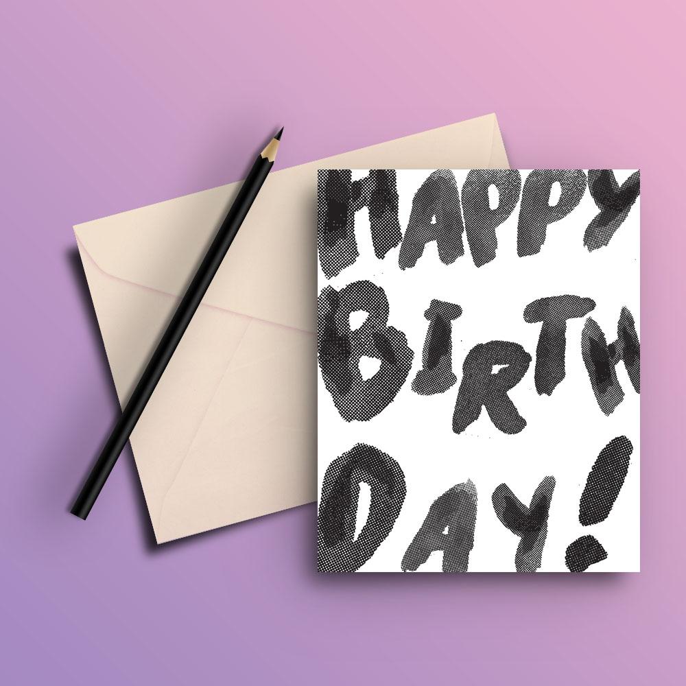 Happy birthday card - ThePeppyStore