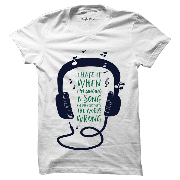 Headphones T-shirt - ThePeppyStore