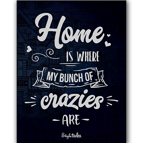 Home craziness Magnet - ThePeppyStore