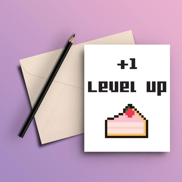 Level up card - ThePeppyStore