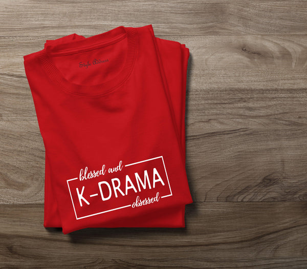 Blessed and Obsessed Korean Drama Tshirt (Choose Size from the Drop Down Menu) - ThePeppyStore
