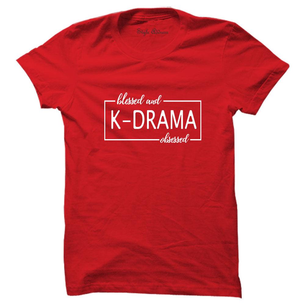 Blessed and Obsessed Korean Drama Tshirt (Choose Size from the Drop Down Menu) - ThePeppyStore