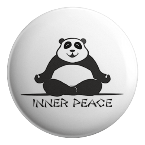 Inner Peace Badge Magnet - ThePeppyStore