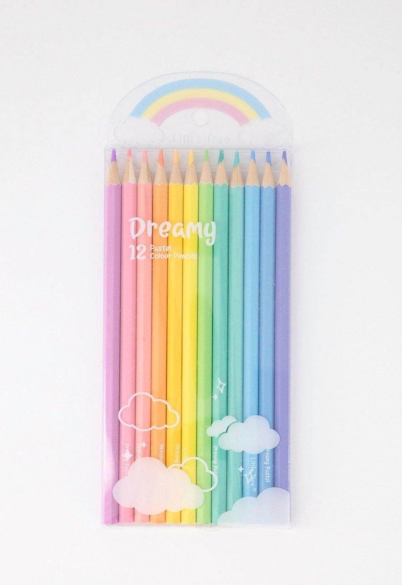 Dreamy 12 Pastel Color Pencils - ThePeppyStore