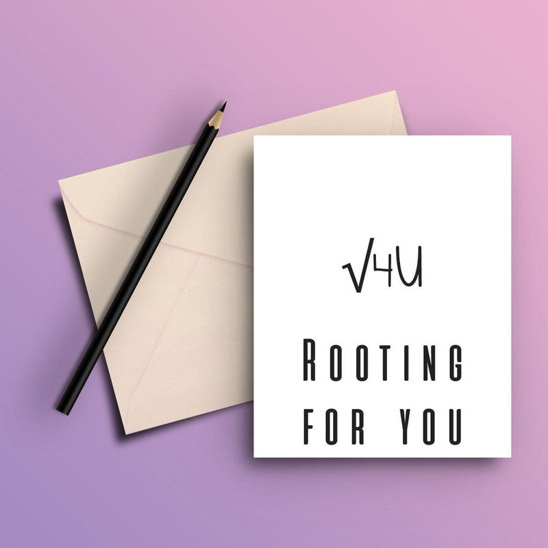 Rooting for you card - ThePeppyStore