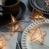 Star Metal Lights - Rose Gold - ThePeppyStore