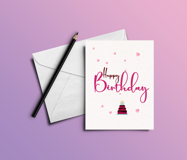 Happy birthday card - ThePeppyStore