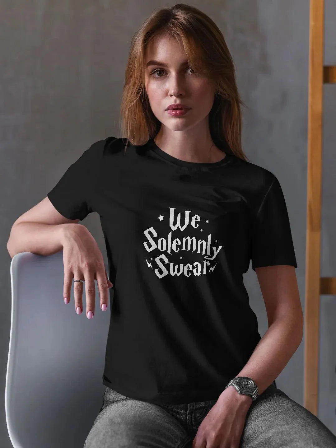 Harry Potter Solemnly Swear Female Tshirt (Select From Drop Down) - ThePeppyStore