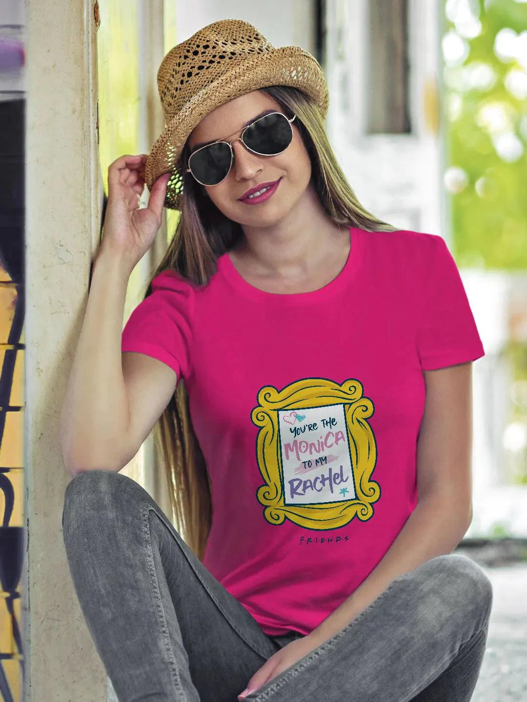 Friends Monica To Rachel Tshirt (Select From Drop Down Menu) - ThePeppyStore