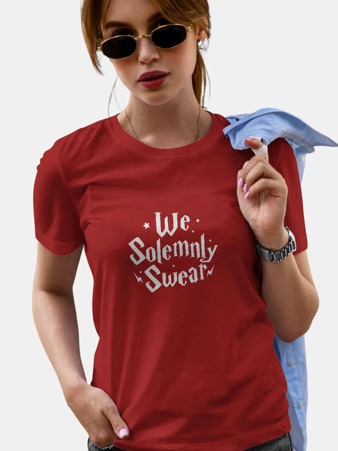 Harry Potter Solemnly Swear Female Tshirt (Select From Drop Down) - ThePeppyStore