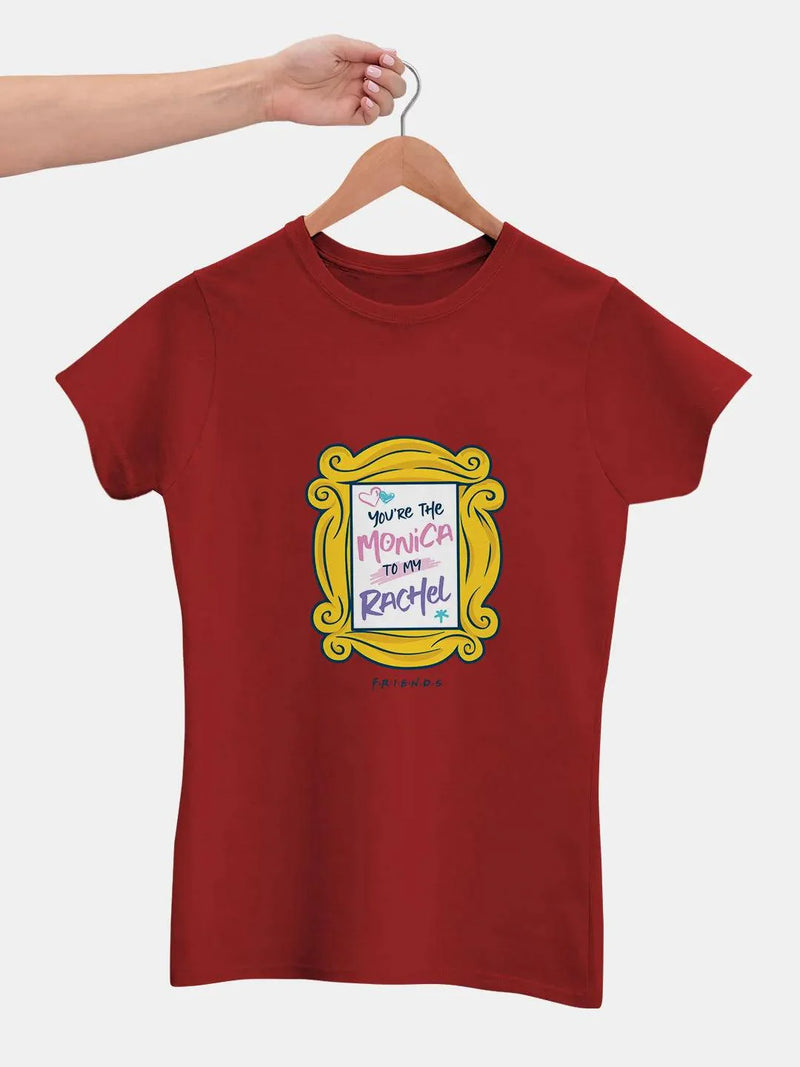 Friends Monica To Rachel Tshirt (Select From Drop Down Menu) - ThePeppyStore