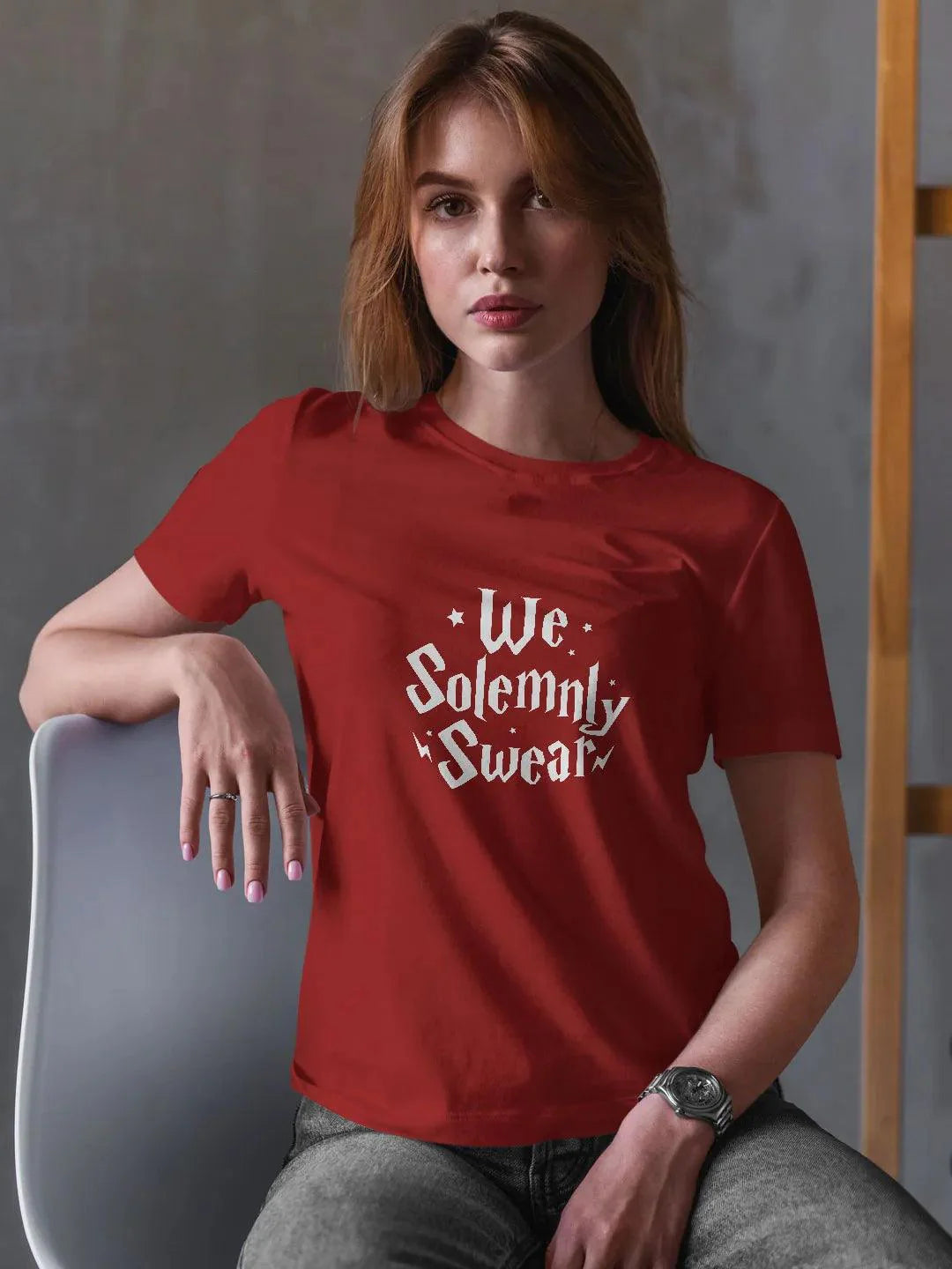 Harry Potter Solemnly Swear Female Tshirt (Select From Drop Down) - ThePeppyStore