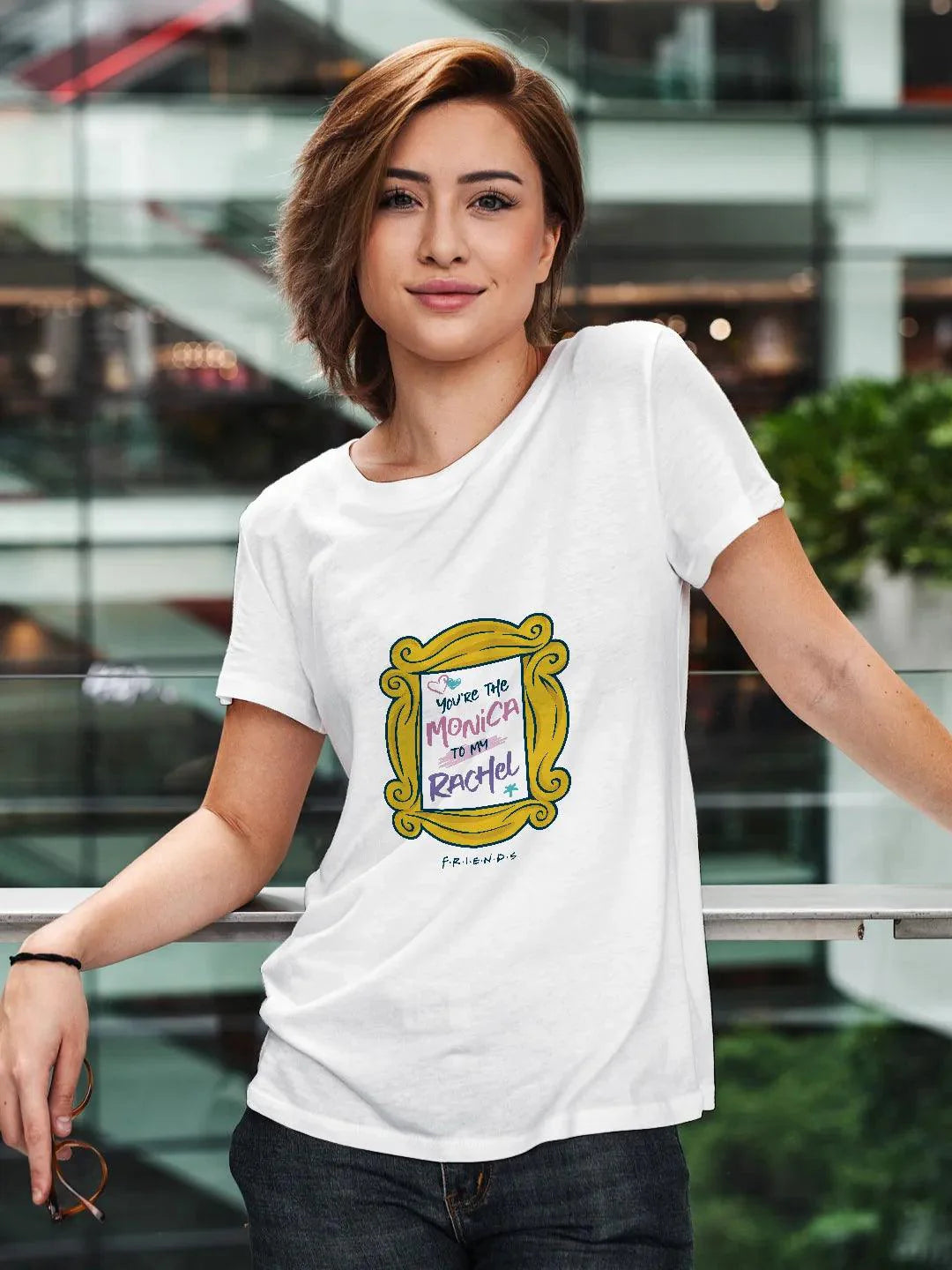 Friends Monica To Rachel Tshirt (Select From Drop Down Menu) - ThePeppyStore