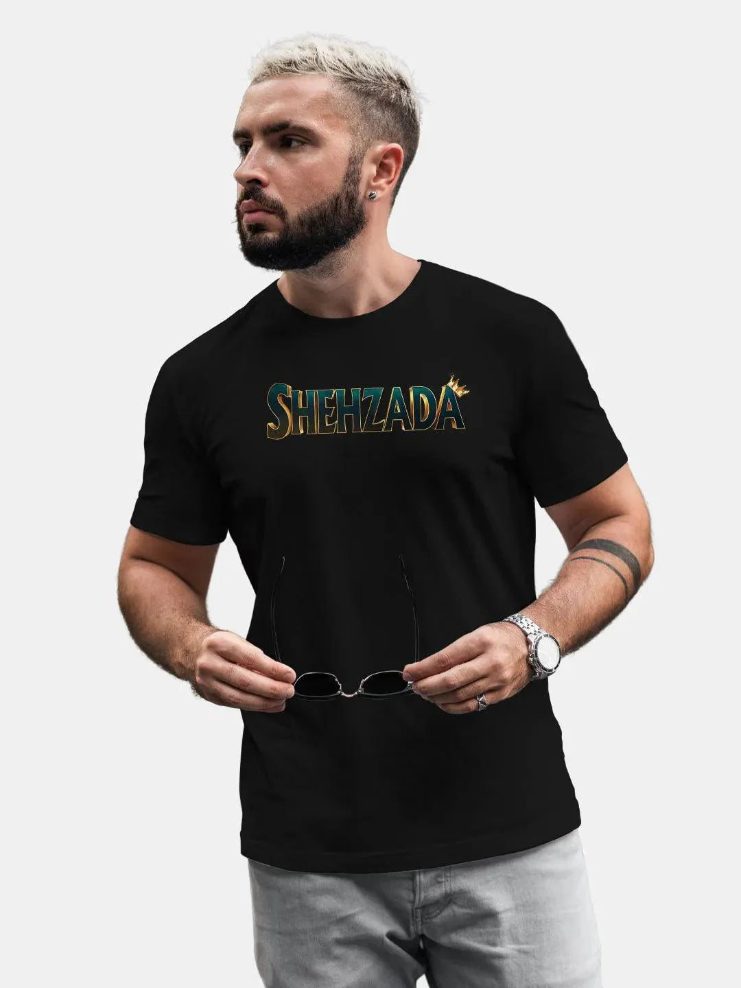 Shehzada Mens T-shirt ( Choose From Drop Down) - ThePeppyStore