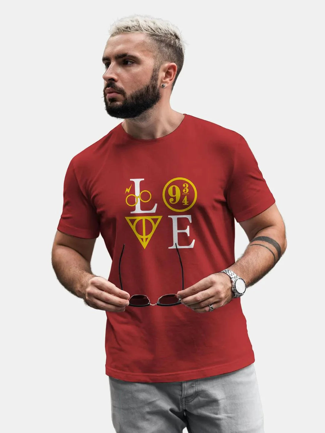 Love 9 34 - Male Designer T-Shirts (Select From Drop Down Menu) - ThePeppyStore